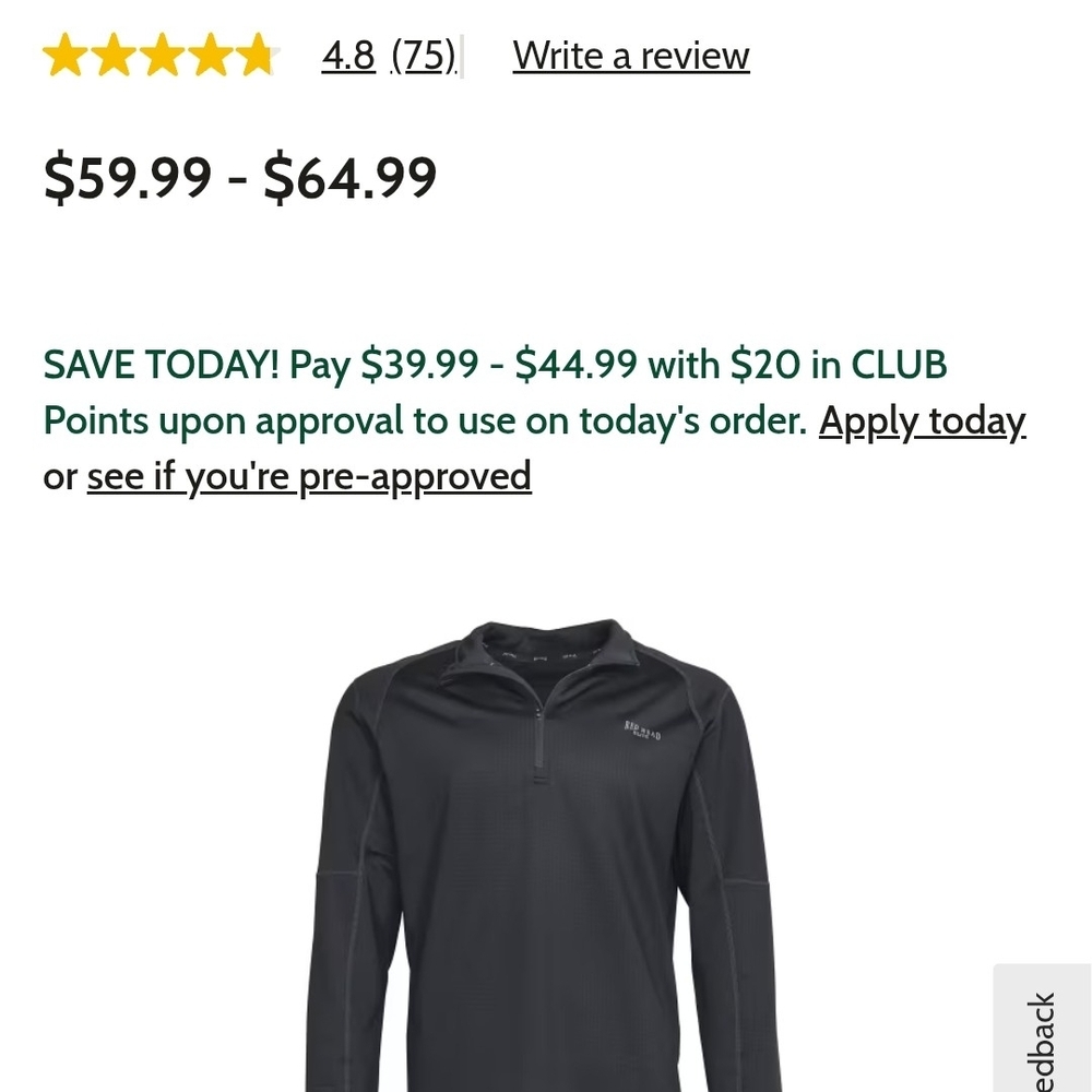 RedHead Men's Black Lightweight Jacket